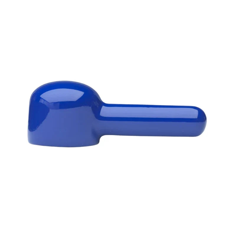 Accesorio Straight Blue para Magic Wand — insertable azul brillante con base hueca para el cabezal y vástago recto